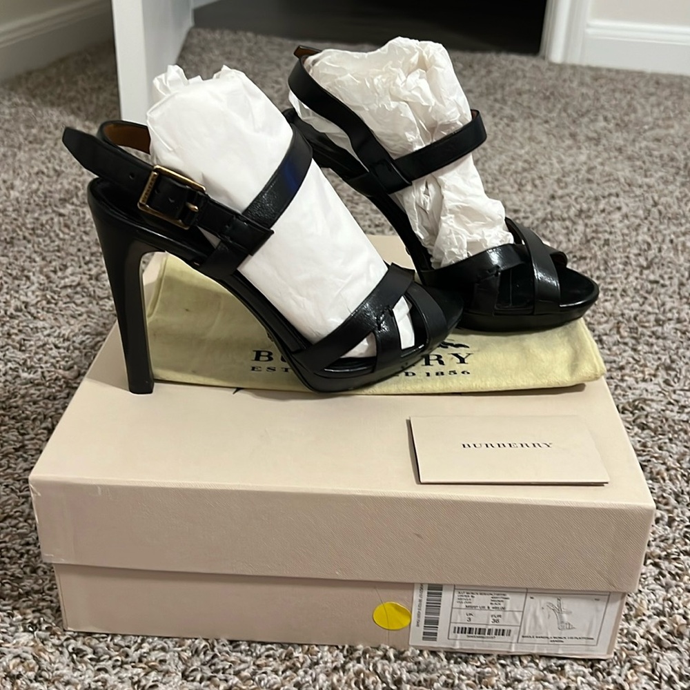 Burberry Bridle Sandals Monck Platform Sandals